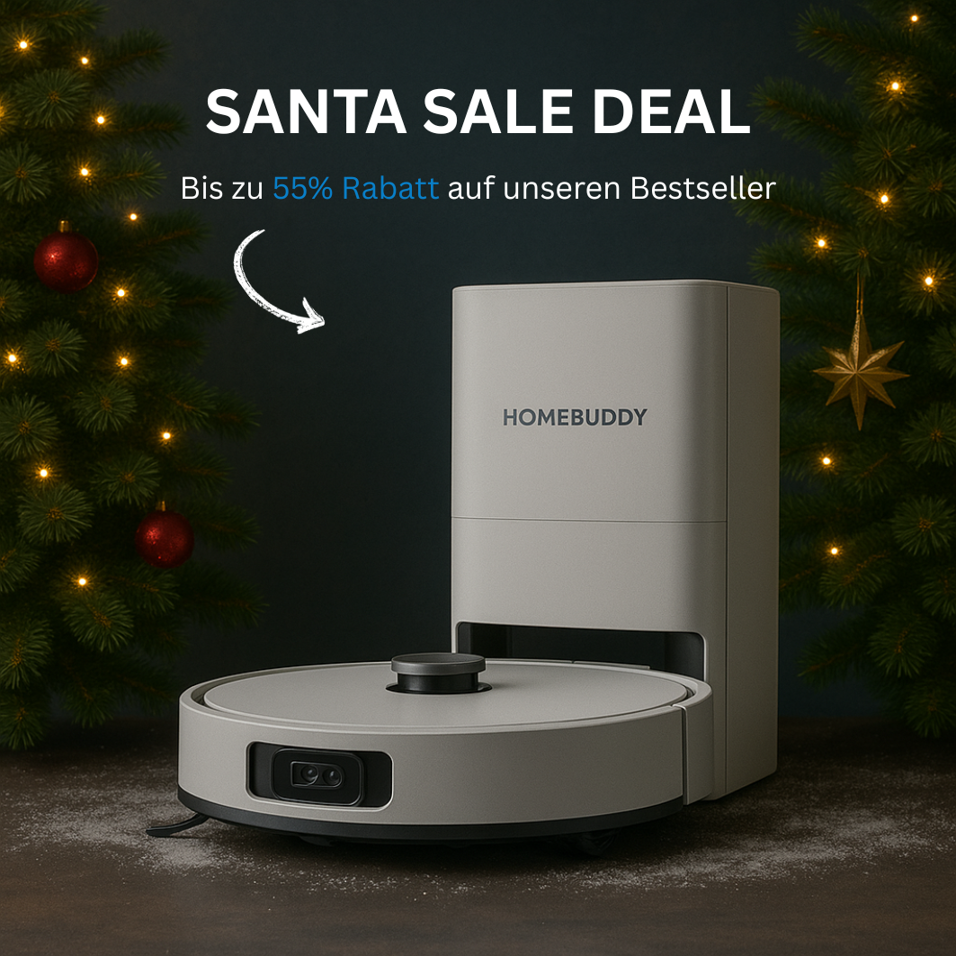HOME BUDDY –  3 in 1 Saugroboter mit Wischfunktion